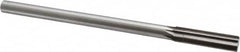 Interstate - 0.508" High Speed Steel 6 Flute Chucking Reamer - Straight Flute, 7/16" Straight Shank, 2" Flute Length, 8" OAL - Exact Tooling