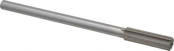 Interstate - 0.576" High Speed Steel 6 Flute Chucking Reamer - Exact Tooling