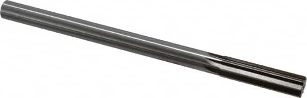 Interstate - 0.613" High Speed Steel 6 Flute Chucking Reamer - Exact Tooling