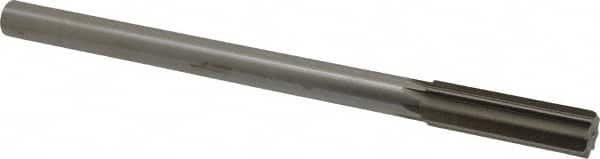 Interstate - 0.649" High Speed Steel 6 Flute Chucking Reamer - Exact Tooling