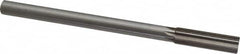 Interstate - 0.66" High Speed Steel 6 Flute Chucking Reamer - Straight Flute, 9/16" Straight Shank, 2-1/4" Flute Length, 9" OAL - Exact Tooling
