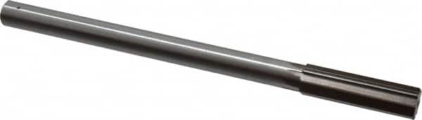 Interstate - 0.661" High Speed Steel 6 Flute Chucking Reamer - Exact Tooling