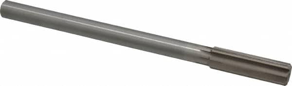 Interstate - 0.677" High Speed Steel 6 Flute Chucking Reamer - Exact Tooling