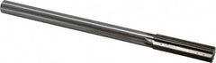 Interstate - 0.679" High Speed Steel 6 Flute Chucking Reamer - Straight Flute, 9/16" Straight Shank, 2-1/4" Flute Length, 9" OAL - Exact Tooling