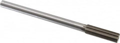 Interstate - 0.694" High Speed Steel 6 Flute Chucking Reamer - Exact Tooling