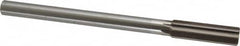 Interstate - 0.754" High Speed Steel 6 Flute Chucking Reamer - Straight Flute, 5/8" Straight Shank, 2-1/2" Flute Length, 9-1/2" OAL - Exact Tooling