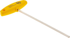 Wiha - 5/32" Hex, T-Handle, Hex Key - 6" OAL, Inch System of Measurement - Exact Tooling