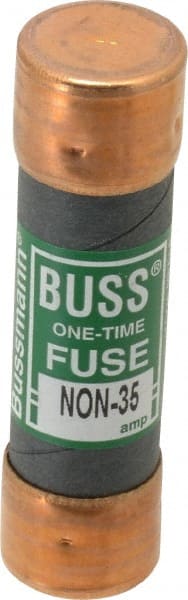 Cooper Bussmann - 125 VDC, 250 VAC, 35 Amp, Fast-Acting General Purpose Fuse - Fuse Holder Mount, 76.2mm OAL, 50 at AC/DC kA Rating, 13/16" Diam - Exact Tooling