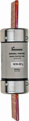Cooper Bussmann - 125 VDC, 250 VAC, 400 Amp, Fast-Acting General Purpose Fuse - Bolt-on Mount, 8-5/8" OAL, 10 (RMS Symmetrical) kA Rating, 2-1/16" Diam - Exact Tooling