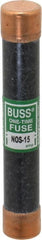 Cooper Bussmann - 600 VAC, 15 Amp, Fast-Acting General Purpose Fuse - Fuse Holder Mount, 127mm OAL, 50 at AC/DC kA Rating, 13/16" Diam - Exact Tooling