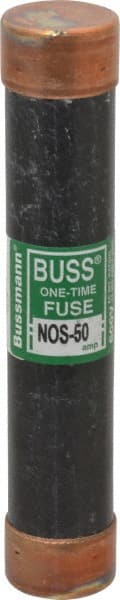 Cooper Bussmann - 600 VAC, 50 Amp, Fast-Acting General Purpose Fuse - Fuse Holder Mount, 5-1/2" OAL, 50 at AC/DC kA Rating, 1-1/16" Diam - Exact Tooling