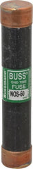 Cooper Bussmann - 600 VAC, 50 Amp, Fast-Acting General Purpose Fuse - Fuse Holder Mount, 5-1/2" OAL, 50 at AC/DC kA Rating, 1-1/16" Diam - Exact Tooling