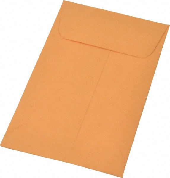 Quality Park - 4-1/4" Long x 2-1/2" Wide Gummed Flap Kraft Coin Envelope - 20 Lb Paper Weight - Exact Tooling