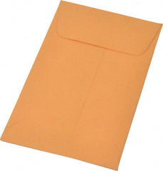 Quality Park - 4-1/4" Long x 2-1/2" Wide Gummed Flap Kraft Coin Envelope - 20 Lb Paper Weight - Exact Tooling