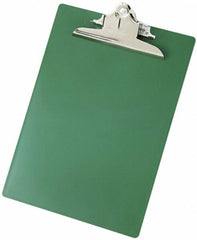 Saunders - 13 Inch Long x 9 Inch Wide x 1-3/4 Inch High, Clip Board - Green - Exact Tooling