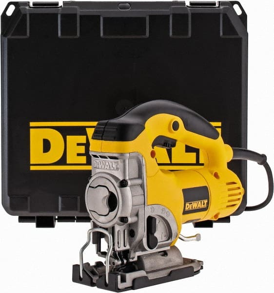 DeWALT - 6.5 Amp, 500 to 3,100 SPM, 1 Inch Stroke Length, Electric Jigsaw - 120V, 45° Cutting Angle - Exact Tooling
