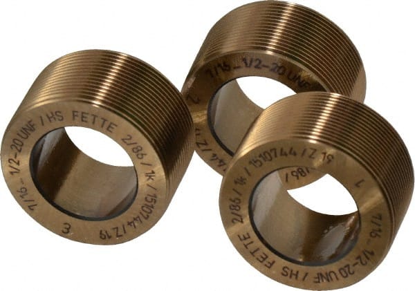 LMT - 7/16-20, 1/2-20 UNF, F2 Head Axial Thread Roll - 1 Start - Exact Tooling