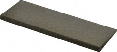 Norton - 4-1/2" Long x 1-3/4" Diam x 1/4" Thick, Aluminum Oxide Sharpening Stone - Round Edge Slip, Coarse Grade - Exact Tooling