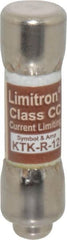 Cooper Bussmann - 600 VAC, 12 Amp, Fast-Acting General Purpose Fuse - Fuse Holder Mount, 1-1/2" OAL, 200 at AC (RMS) kA Rating, 13/32" Diam - Exact Tooling