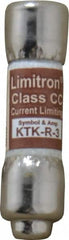 Cooper Bussmann - 600 VAC, 3 Amp, Fast-Acting General Purpose Fuse - Fuse Holder Mount, 1-1/2" OAL, 200 at AC (RMS) kA Rating, 13/32" Diam - Exact Tooling
