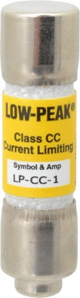 Cooper Bussmann - 300 VDC, 600 VAC, 1 Amp, Time Delay General Purpose Fuse - Fuse Holder Mount, 1-1/2" OAL, 20 at DC, 200 at AC (RMS) kA Rating, 13/32" Diam - Exact Tooling