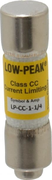 Cooper Bussmann - 300 VDC, 600 VAC, 1.25 Amp, Time Delay General Purpose Fuse - Fuse Holder Mount, 1-1/2" OAL, 20 at DC, 200 at AC (RMS) kA Rating, 13/32" Diam - Exact Tooling