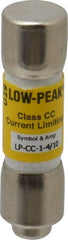 Cooper Bussmann - 300 VDC, 600 VAC, 1.4 Amp, Time Delay General Purpose Fuse - Fuse Holder Mount, 1-1/2" OAL, 20 at DC, 200 at AC (RMS) kA Rating, 13/32" Diam - Exact Tooling