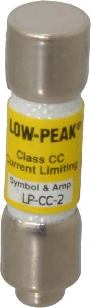 Cooper Bussmann - 300 VDC, 600 VAC, 2 Amp, Time Delay General Purpose Fuse - Fuse Holder Mount, 1-1/2" OAL, 20 at DC, 200 at AC (RMS) kA Rating, 13/32" Diam - Exact Tooling