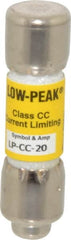 Cooper Bussmann - 300 VDC, 600 VAC, 20 Amp, Time Delay General Purpose Fuse - Fuse Holder Mount, 1-1/2" OAL, 20 at DC, 200 at AC (RMS) kA Rating, 13/32" Diam - Exact Tooling