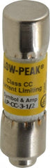 Cooper Bussmann - 150 VDC, 600 VAC, 3.5 Amp, Time Delay General Purpose Fuse - Fuse Holder Mount, 1-1/2" OAL, 20 at DC, 200 at AC (RMS) kA Rating, 13/32" Diam - Exact Tooling