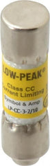 Cooper Bussmann - 150 VDC, 600 VAC, 3.2 Amp, Time Delay General Purpose Fuse - Fuse Holder Mount, 1-1/2" OAL, 20 at DC, 200 at AC (RMS) kA Rating, 13/32" Diam - Exact Tooling