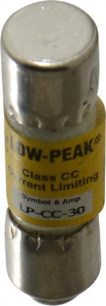 Cooper Bussmann - 300 VDC, 600 VAC, 30 Amp, Time Delay General Purpose Fuse - Fuse Holder Mount, 1-1/2" OAL, 20 at DC, 200 at AC (RMS) kA Rating, 13/32" Diam - Exact Tooling