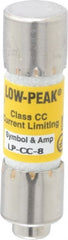 Cooper Bussmann - 150 VDC, 600 VAC, 8 Amp, Time Delay General Purpose Fuse - Fuse Holder Mount, 1-1/2" OAL, 20 at DC, 200 at AC (RMS) kA Rating, 13/32" Diam - Exact Tooling