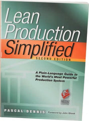 Made in USA - Lean Production Simplified: A Plain Language Guide to the World's Most Powerful Production System Publication, 1st Edition - by Pascal Dennis, 2002 - Exact Tooling