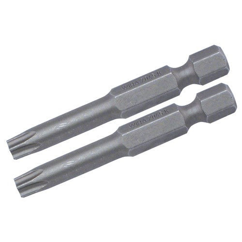 Torx Align Power Bit T9 × 50mm (2 Bit Pack) - Exact Tooling