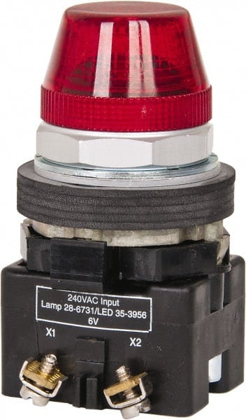 Eaton Cutler-Hammer - 30-1/2mm Mount Hole, Pushbutton Switch - Illuminated - Exact Tooling