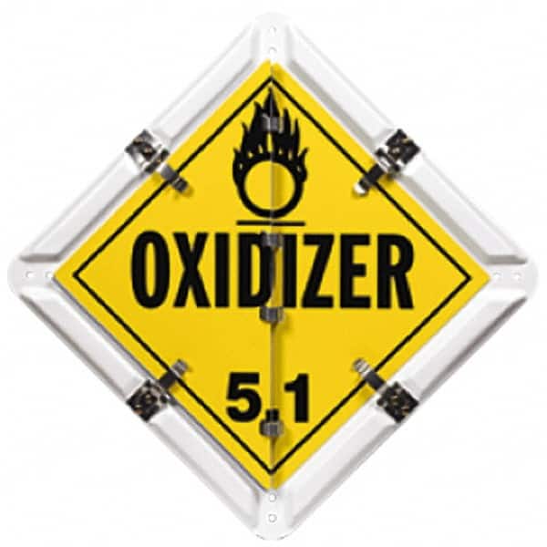 NMC - DOT Flip Placards Type: Standard Number of Legends: 8 - Exact Tooling