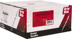 Value Collection - #6, 1-5/8" OAL, Phillips Drive Bugle Head, Steel Drywall Screws - Black Phosphate Finish, Grade 1018 - Exact Tooling