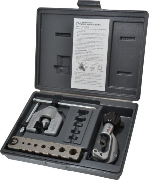 Ridgid - 3/16 to 5/8" Pipe Capacity, Flaring Tools & Tube Expanders - Cuts Soft Copper, Aluminum, Brass & Mild Steel - Exact Tooling