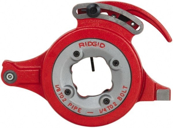 Ridgid - 1/8" to 2" Capacity, Right Hand, Self-Opening, Style 711 Die Head - Ridgid 1224 Compatibilty - Exact Tooling