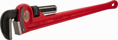 Ridgid - 36" Cast Iron & Steel Straight Pipe Wrench - 5" Pipe Capacity - Exact Tooling