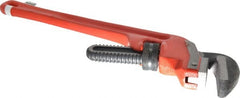 Ridgid - 18" Steel End Pipe Wrench - 2-1/2" Pipe Capacity - Exact Tooling