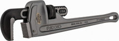 Ridgid - 14" Aluminum Straight Pipe Wrench - 2" Pipe Capacity - Exact Tooling