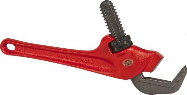 Ridgid - 9-1/2" Steel Offset Hex Pipe Wrench - 2-5/8" Pipe Capacity - Exact Tooling