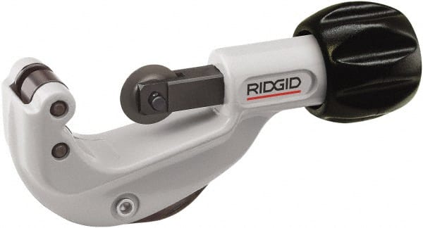 Ridgid - 1/8" to 1-1/8" Pipe Capacity, Tube Cutter - Cuts Copper, Brass, Aluminum - Exact Tooling