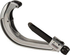 Ridgid - 4" to 6-5/8" Pipe Capacity, Quick Acting Tube Cutter - Cuts Copper, Aluminum, Brass, 12" OAL - Exact Tooling