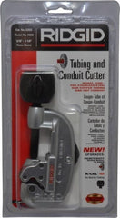 Ridgid - 3/16" to 1-1/8" Pipe Capacity, Tube Cutter - Cuts Copper, Aluminum, Brass - Exact Tooling