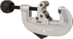 Ridgid - 5/8" to 2-1/8" Pipe Capacity, Screw Feed Tubing Cutter - Cuts Copper, Aluminum, Brass - Exact Tooling