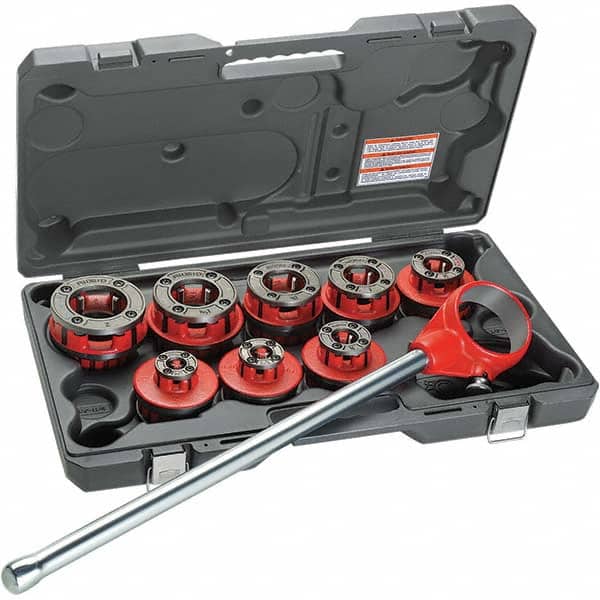 Ridgid - Pipe Threader Dies Material: Steel Thread Size (Inch): 1/2 - 2" - Exact Tooling