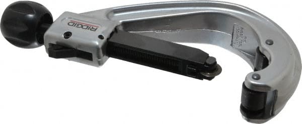 Ridgid - 1" to 3" Pipe Capacity, Quick Acting Tube Cutter - Cuts Copper, Aluminum, Brass, 10" OAL - Exact Tooling